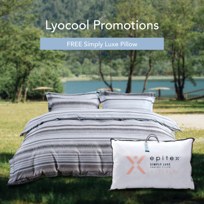 Lyocool 1200TC Lyocell Combed Cotton Printed Bedsheet | Bedset | LY2153 | Comfort