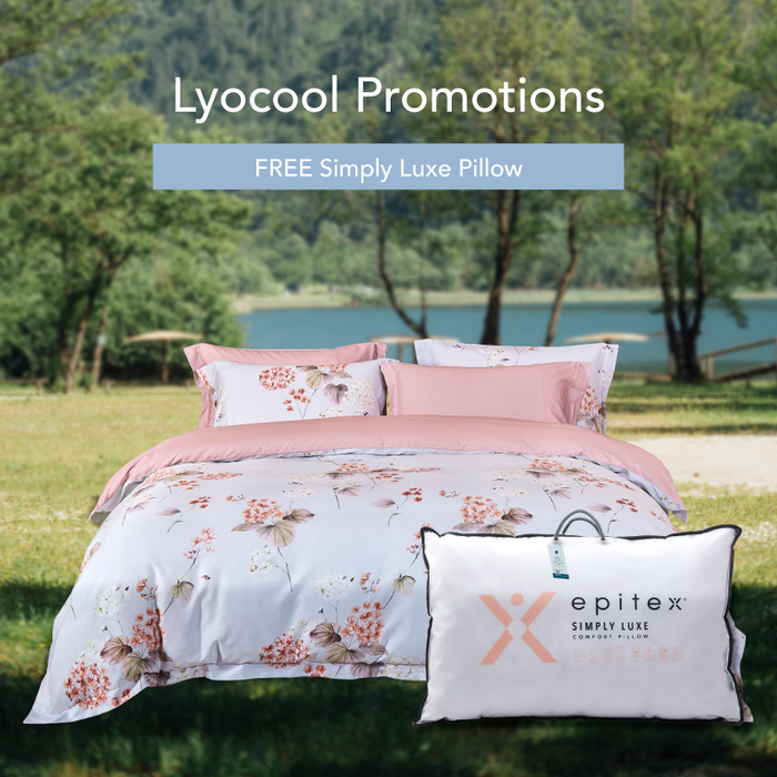 Lyocool 1200TC Lyocell Combed Cotton Printed Bedsheet | Bedset | LY2151 | Comfort