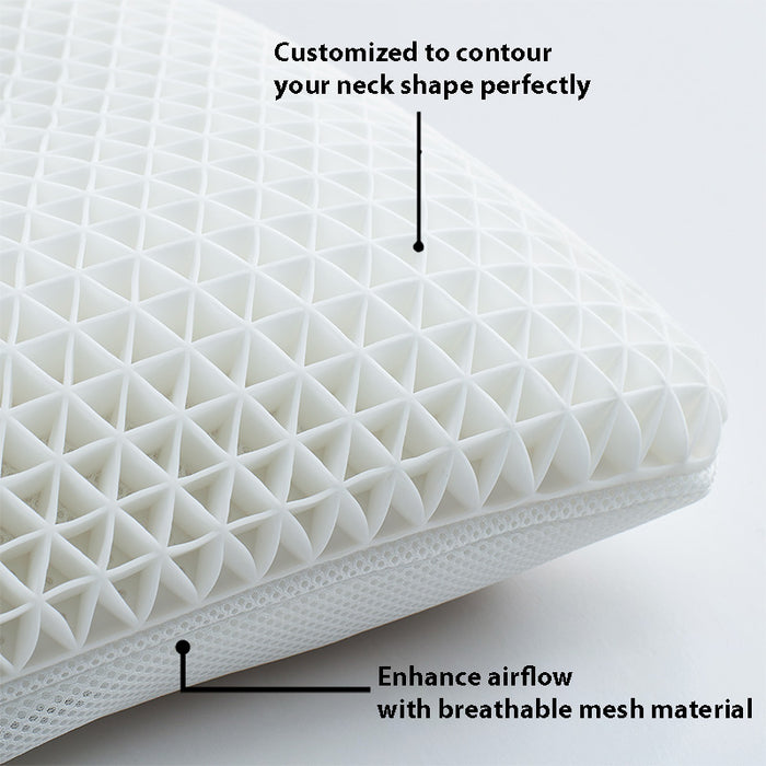 Brace Support Silicon Breathable Pillow