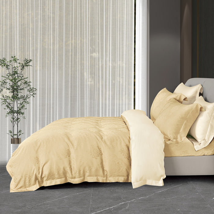 Grandeur Tencel 1600TC Jacquard Bedsheet | Bedset | GT1926
