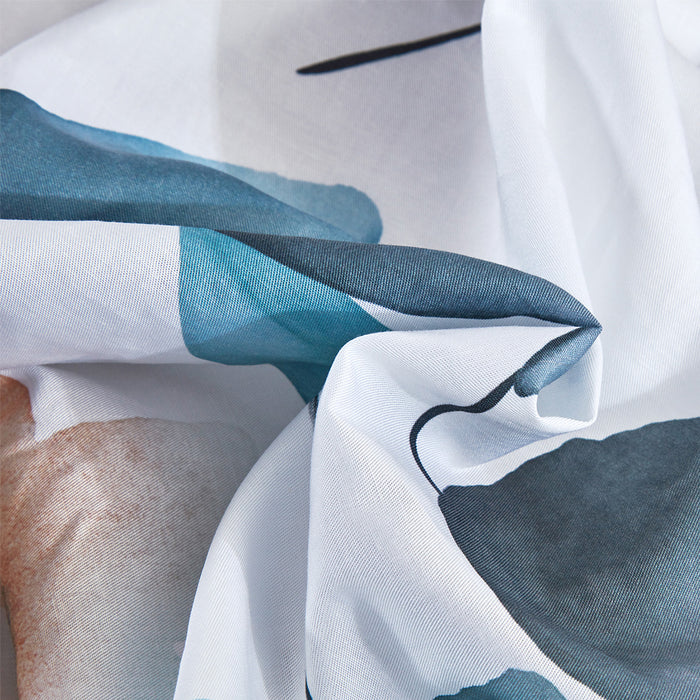 Lyocool 1200TC Lyocell Combed Cotton Printed Bedsheet | Bedset | LY2149 | Comfort