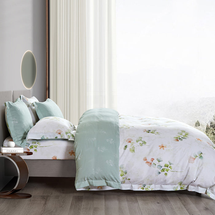 Lyocool 1200TC Lyocell Combed Cotton Printed Bedsheet | Bedset | LY2152 | Comfort