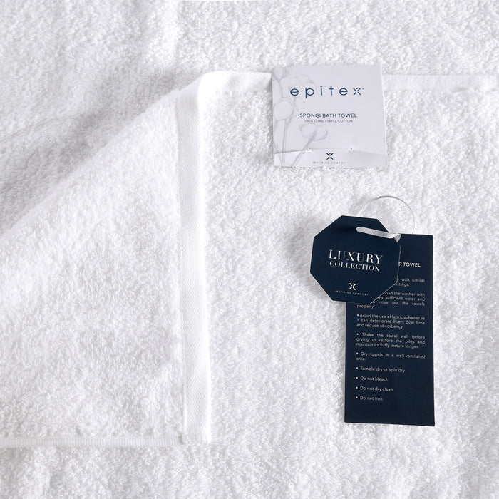 Spongi 100% Long Staple Cotton 450Gsm Bath Towel | Comfort