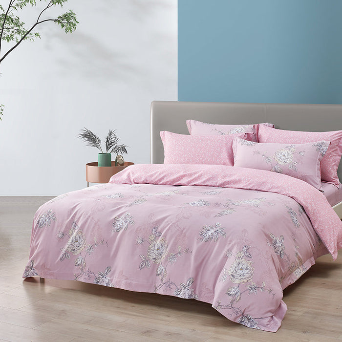 Epitex 1200TC Series Hybrid Botanic Silk Printed Fitted Sheet Set | Bedset | Bedding | Bedsheet Set - Epitex