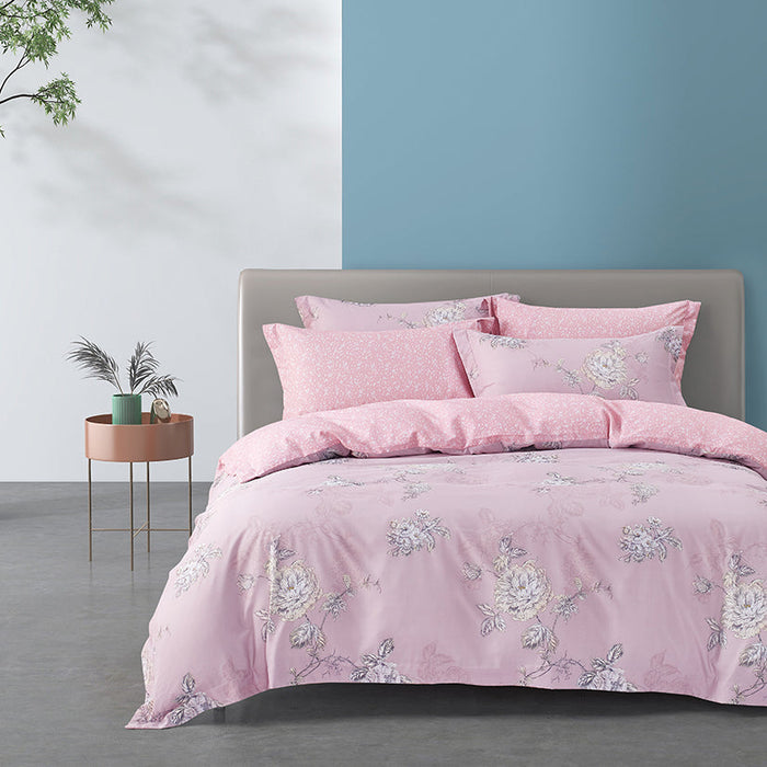 Epitex 1200TC Series Hybrid Botanic Silk Printed Fitted Sheet Set | Bedset | Bedding | Bedsheet Set - Epitex