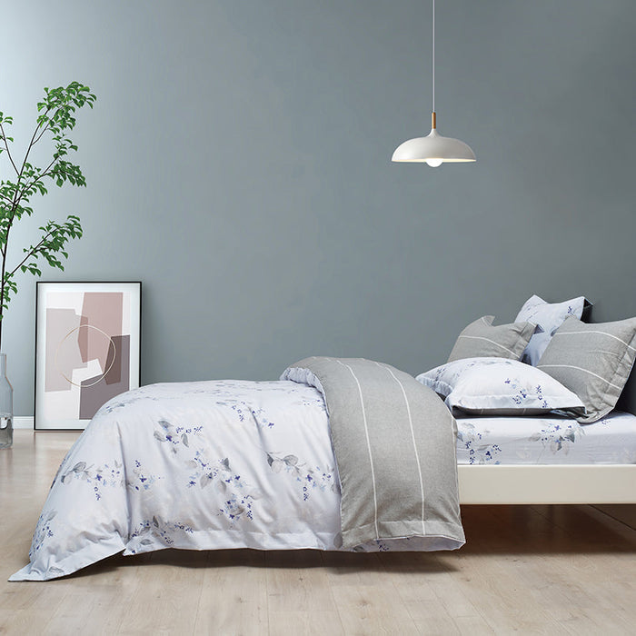 Epitex 1200TC Series Hybrid Botanic Silk Printed Fitted Sheet Set | Bedset | Bedding | Bedsheet Set - Epitex