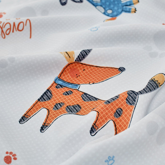 Hybrid Botanic Silk Blend Tencel 1200TC Printed Bedsheet | Bedset | HS1321