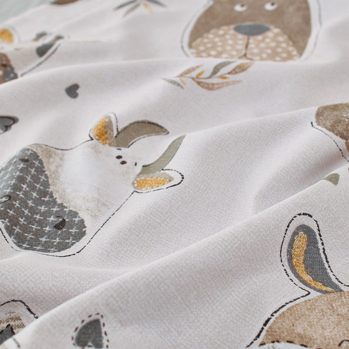 Hybrid Botanic Silk Blend Tencel 1200TC Printed Bedsheet | Bedset | HS1322