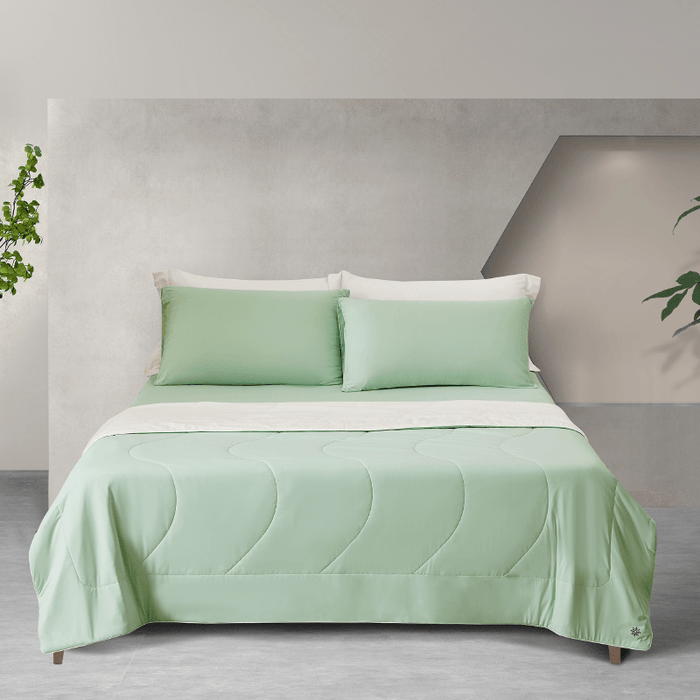 Softicool Extra Cooling Knitted Nylon 1600TC Bedsheet | Bedset | SO8264