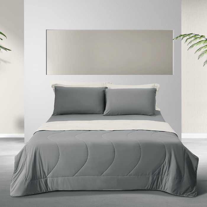 Softicool Extra Cooling Knitted Nylon 1600TC Bedsheet | Bedset | SO8266