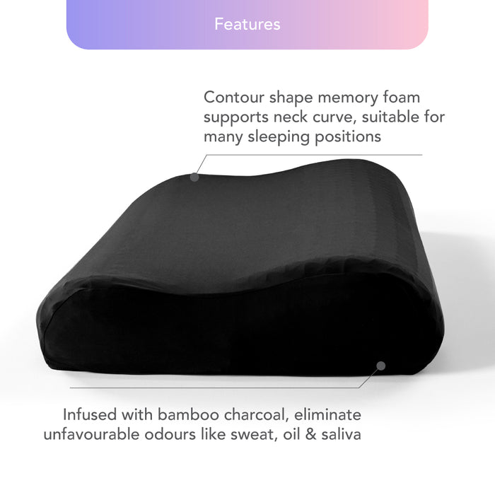 Epitex x Alvin Ah Ma Brace Support Bamboo Charcoal Infused Pillow
