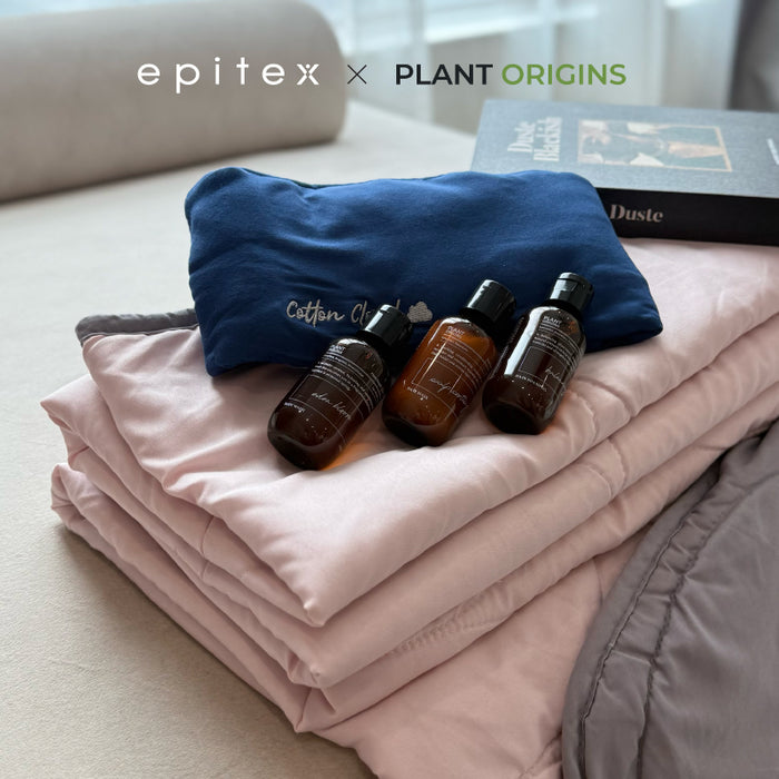 Epitex x Plant Origin Cozy Blanket Sleep Set