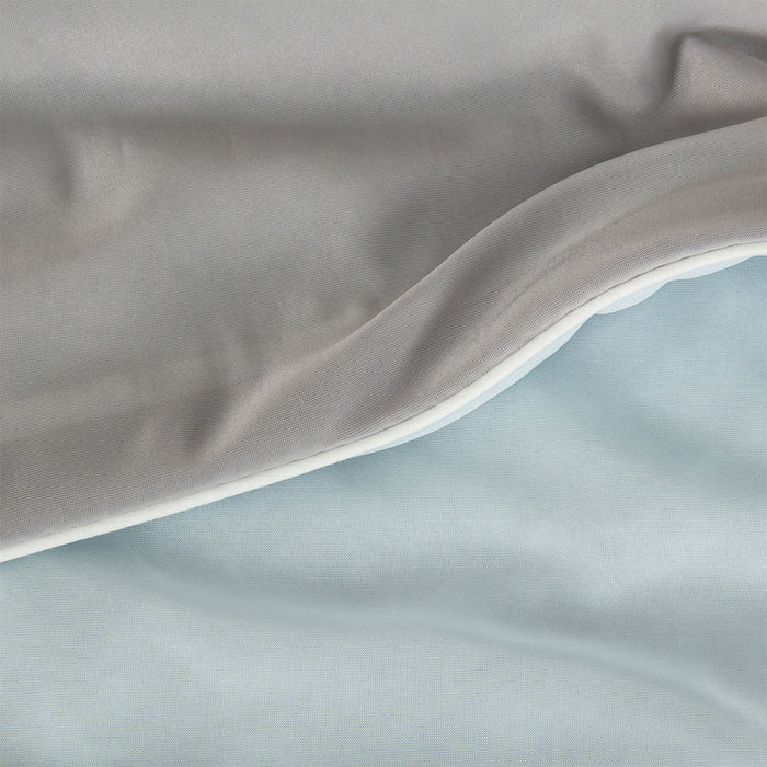 Aerocool Reversible Cooling Blanket | Sky Blue & Grey