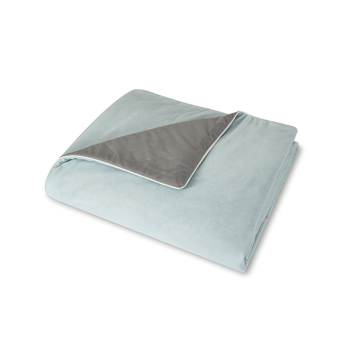 Aerocool Reversible Cooling Blanket | Sky Blue & Grey
