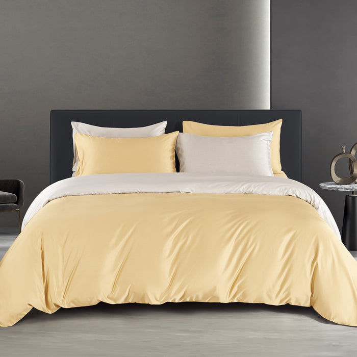 Online Exclusive Bamboo Blend 1200TC Reversible Bedsheet | Bedset | BD5913