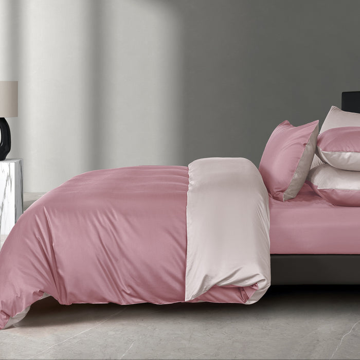 Online Exclusive Bamboo Blend 1200TC Reversible Bedsheet | Bedset | BD5914