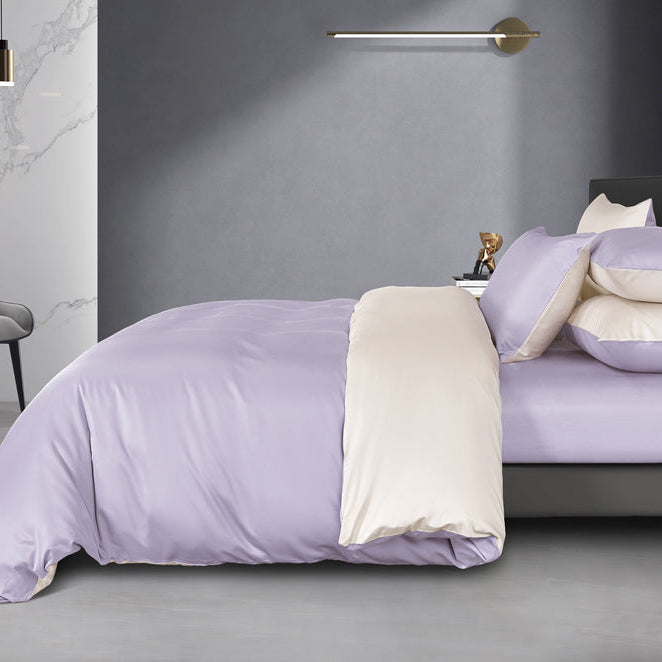 Online Exclusive Bamboo Blend 1200TC Reversible Bedsheet | Bedset | BD5915