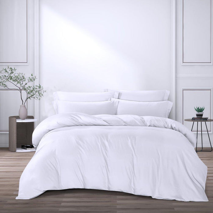 Nature Bamboo 1200TC Soild Bedsheet | Bedset | BM5815