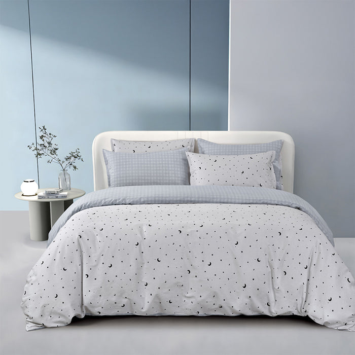 Cotton Arte 1000TC Printed Bedsheet | 100% Cotton | EVC2186