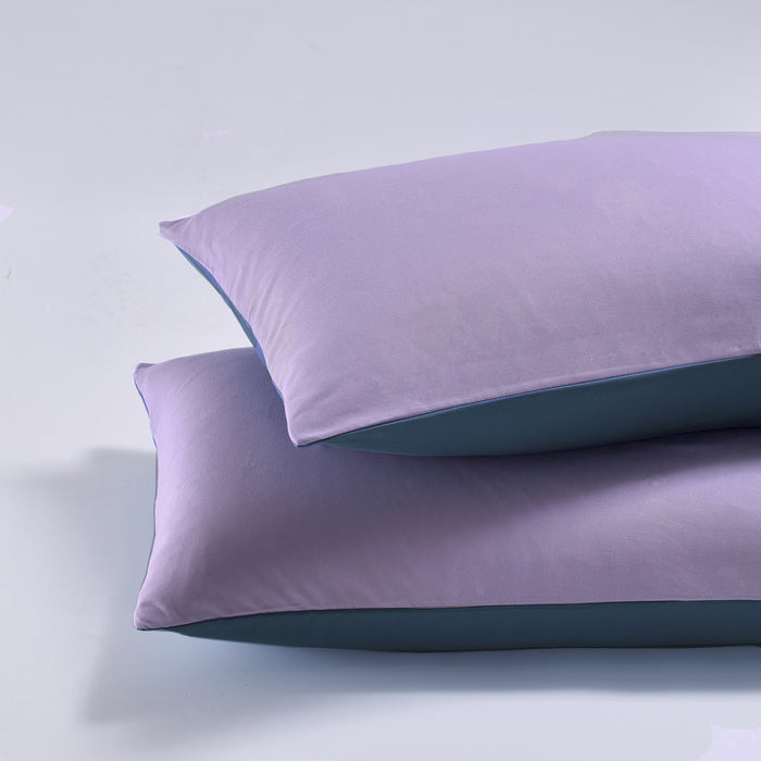 Silkysoft Lite Reversible Solid | Comforter Set | EVL8286