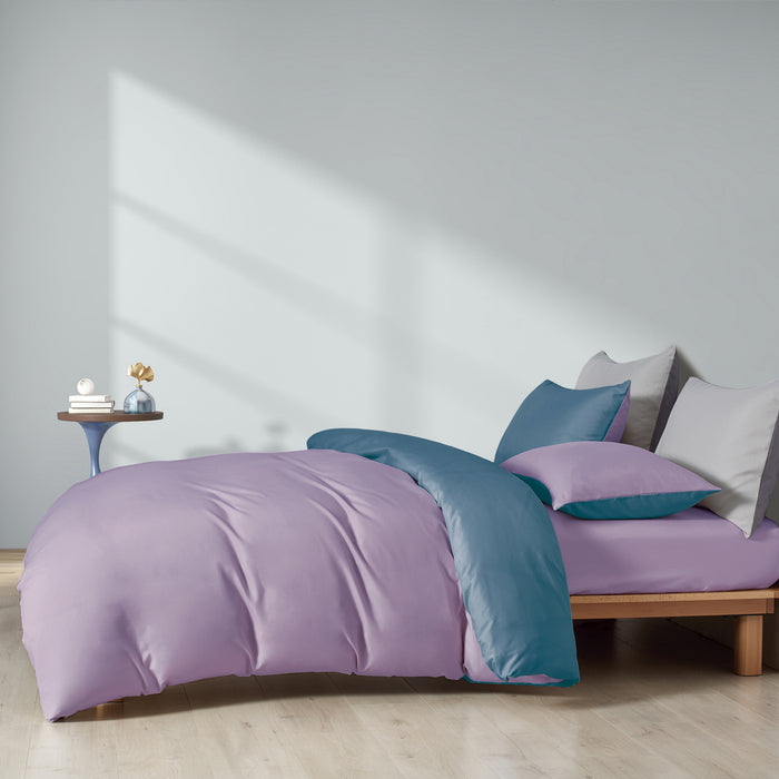 Silkysoft Lite Reversible Solid | Comforter Set | EVL8286