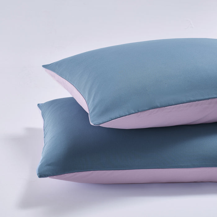 Silkysoft Lite Reversible Solid | Comforter Set | EVL8287