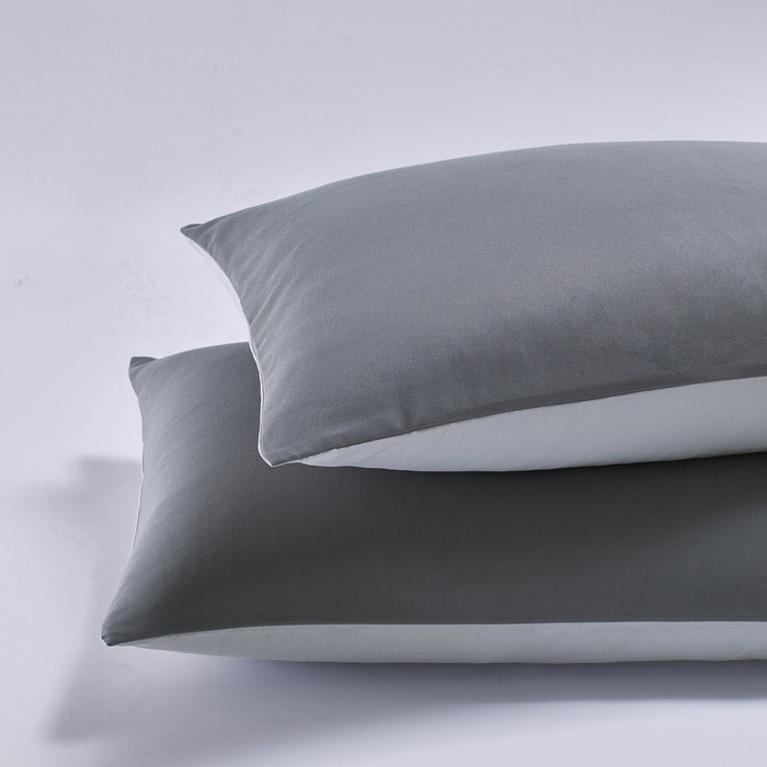 Silkysoft Lite Reversible Solid | Comforter Set | EVL8288