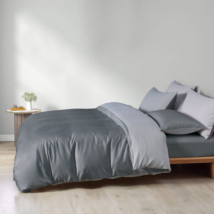 Silkysoft Lite Reversible Solid | Comforter Set | EVL8288