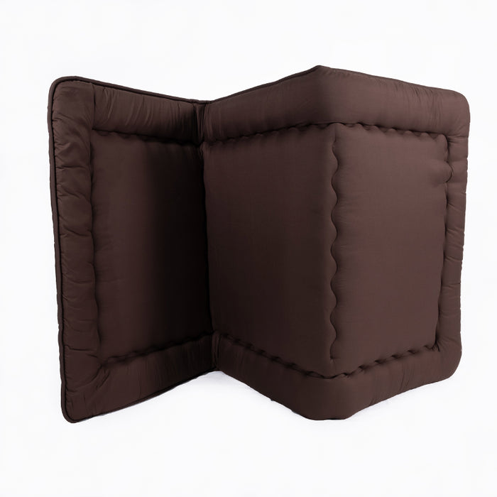 Futon 3-Fold Mattress Single | Chocolate