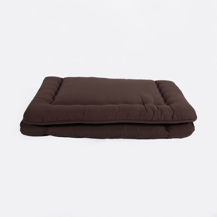 Futon 3-Fold Mattress Single | Chocolate