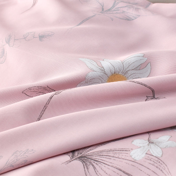 Hybrid Botanic Silk Blend Tencel 1200TC Printed Bedsheet | Bedset | HS1300