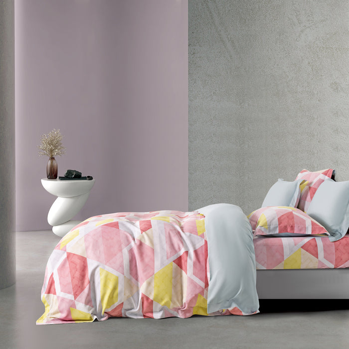 Hybrid Botanic Silk Blend Tencel 1200TC Printed Comforter Set | HS1353