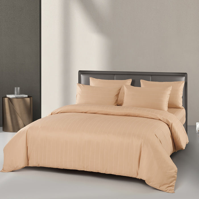 Melange Blend Tencel Visco 1600TC Dobby Bedsheet | Bedset | ME2384