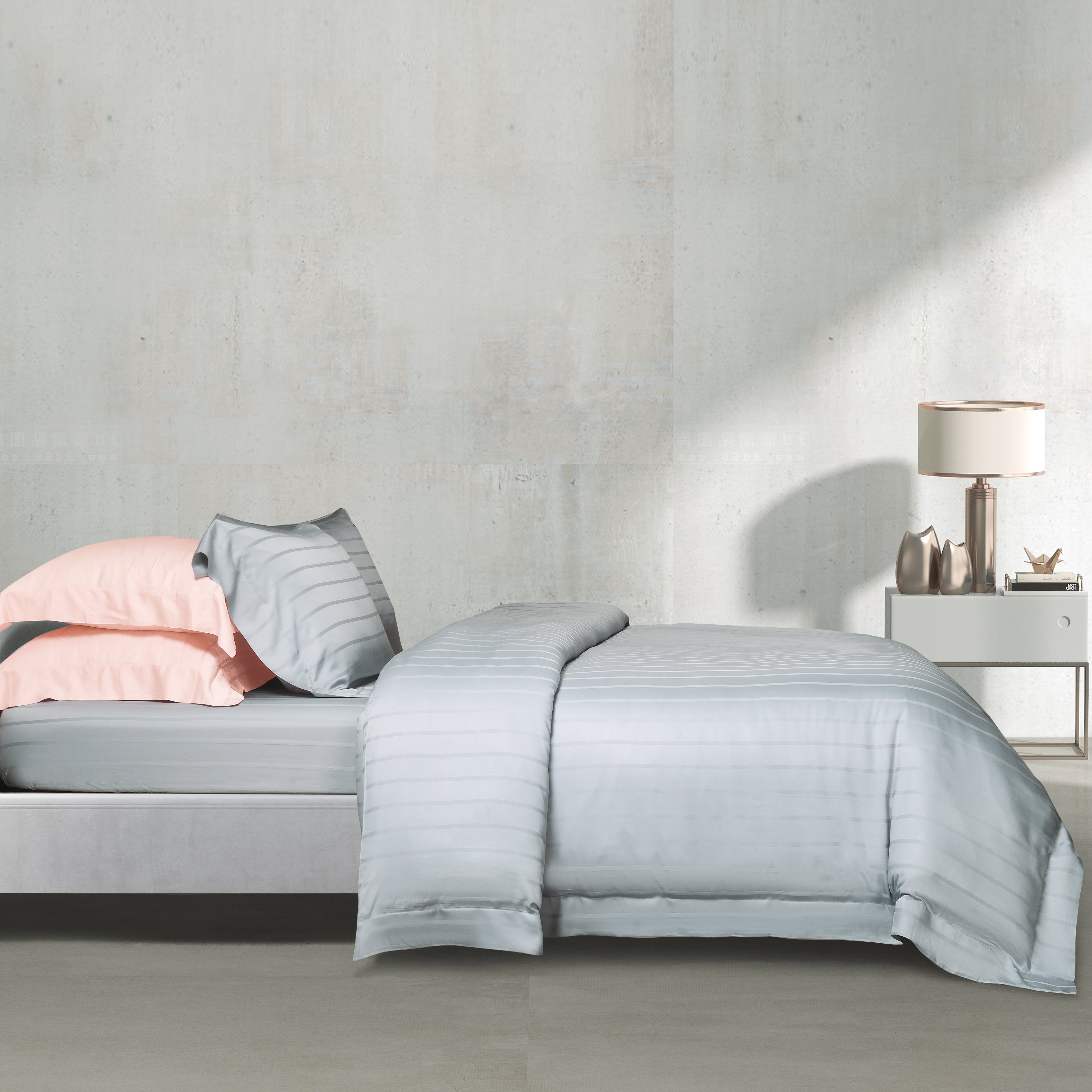 Nature Bamboo 1200TC Soild Bedsheet | Bedset | NC5874