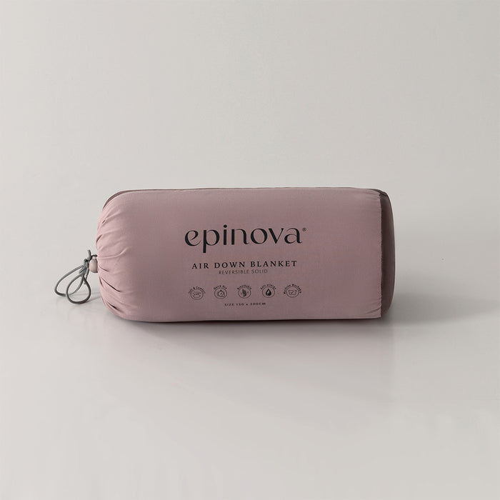 Epinova Reversible Airdown Blanket (Pale Mauve & Antler)
