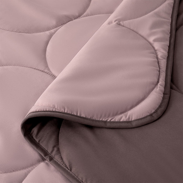 Epinova Reversible Airdown Blanket (Pale Mauve & Antler)