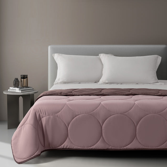 Epinova Reversible Airdown Blanket (Pale Mauve & Antler)