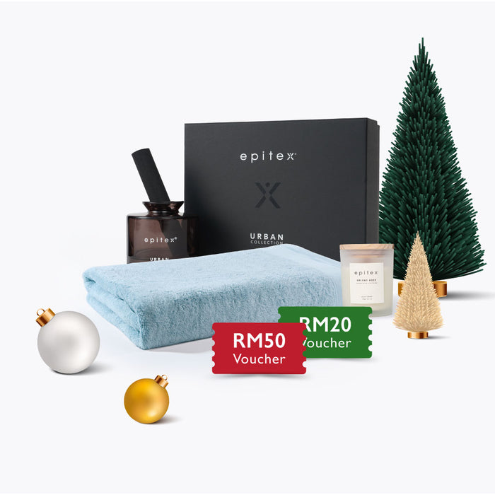 Premium Christmas Towel Fragrance Gift Set RM179