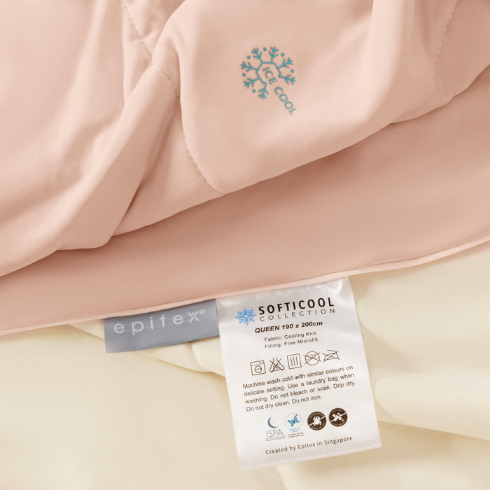 Epitex x Alvin Ah Ma Softicool Ice Cool Knitted Reversible Blanket