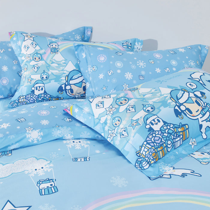 Tokidoki Egypitan Cotton 1000TC Printed Bedsheet | Bedset | TK641-35