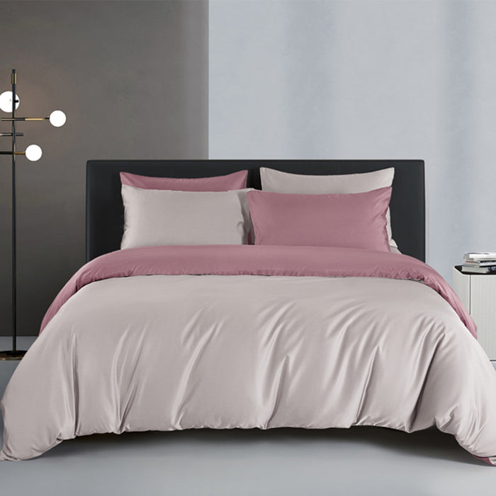 Online Exclusive Bamboo Blend 1200TC Reversible Bedsheet | Bedset | BD5917