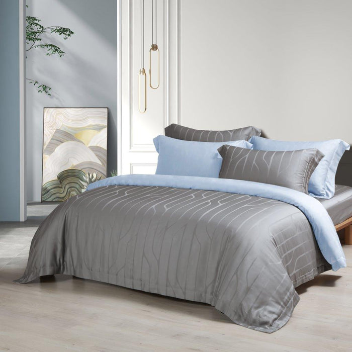 Sorselle Elegance Modal Jacquard 1600TC Bradford Bedsheet - Fitted Sheet Set