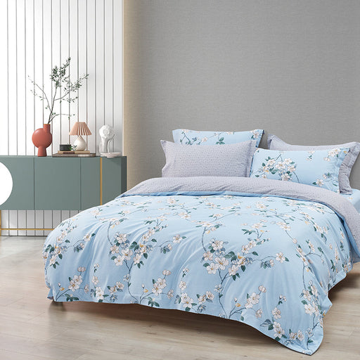 Epitex 1200TC Series Hybrid Botanic Silk Printed Fitted Sheet Set | Bedset | Bedding | Bedsheet Set - Epitex