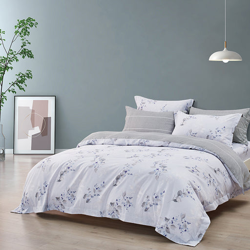 Epitex 1200TC Series Hybrid Botanic Silk Printed Fitted Sheet Set | Bedset | Bedding | Bedsheet Set - Epitex