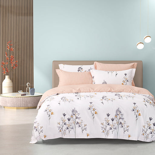 Epitex 1200TC Series Hybrid Botanic Silk Printed Fitted Sheet Set | Bedset | Bedding | Bedsheet Set - Epitex