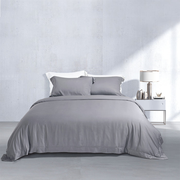 Nature Collection Mist Grey Fitted Sheet Set | Bedset