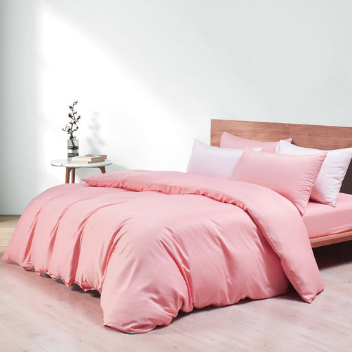 Silkyluxe 1000TC Light Peach Fitted Sheet Set | Bedset - Epitex