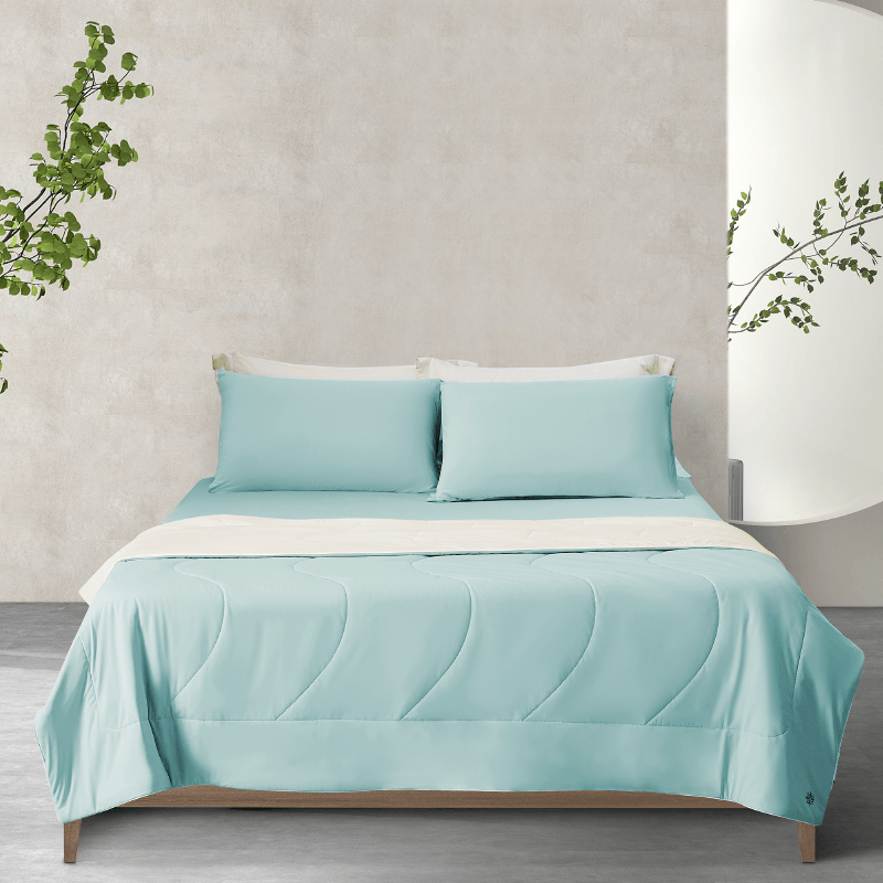 Softicool Extra Cooling Knitted Nylon 1600TC Bedsheet | Bedset | SO8265