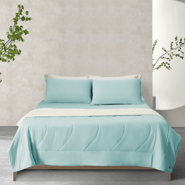 Softicool Extra Cooling Knitted Nylon 1600TC Bedsheet | Bedset | SO8265